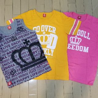 ベビードール(BABYDOLL)のBABYDOLLTシャツ２枚&タンクトップ(Tシャツ(半袖/袖なし))