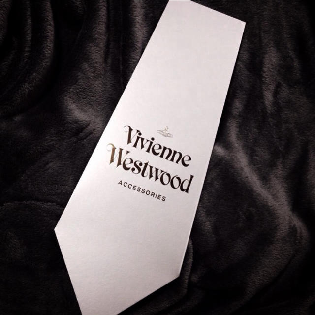 Vivienne Westwood(ヴィヴィアンウエストウッド)のロゴ箔押し ネクタイ ギフトケース レディースのバッグ(ショップ袋)の商品写真