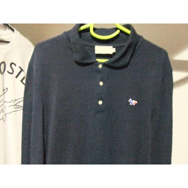 MAISON KITSUNE'(メゾンキツネ)の美品 MAISON KITSUNE メゾン・キツネ 長袖ポロシャツ M メンズのトップス(ポロシャツ)の商品写真