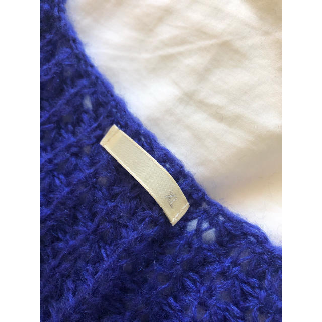 GU(ジーユー)のニット　セーター　ブルーパープル レディースのトップス(ニット/セーター)の商品写真