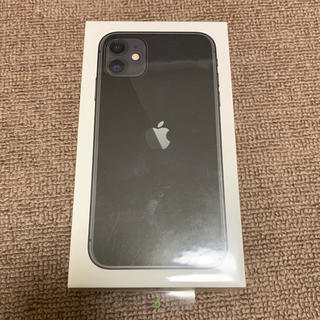 アイフォーン(iPhone)の新品未開封品　docomo iphone11 128GB ブラック②(スマートフォン本体)