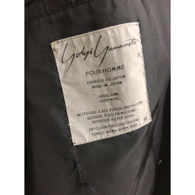 Yohji Yamamoto ダブルジャケット ウールギャバジン 2