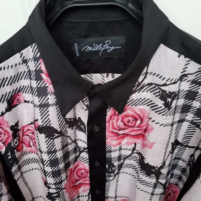 MILKBOY(ミルクボーイ)のクーポン使えます！【MILK BOY】ROSE SHIRTS ローズ 薔薇シャツ メンズのトップス(シャツ)の商品写真