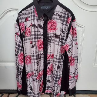 新品未使用 milkboy ROSE SHIRTS ローズシャツ バラ 花柄