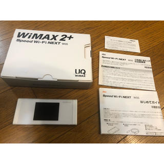 エーユー(au)のUQ au WiMAX2+ Speed WiFi next W05 (その他)