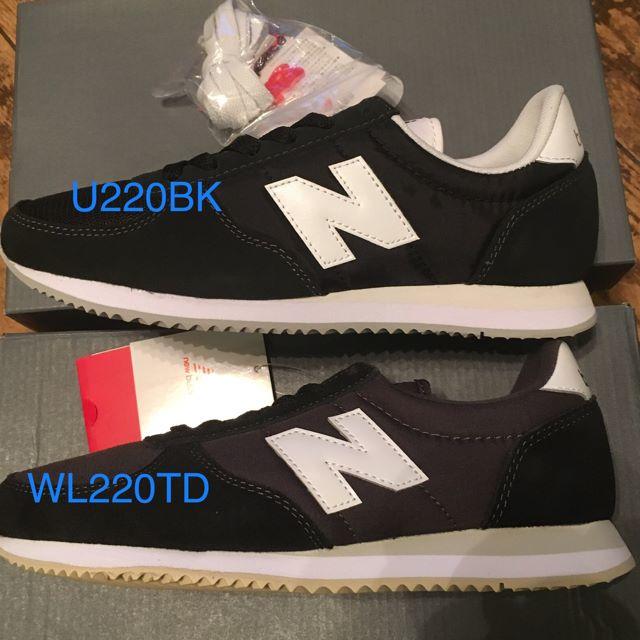 New Balance(ニューバランス)の✨★★比較画像です★★✨ニューバランス U220BKとWL220TD(^^♪ レディースの靴/シューズ(スニーカー)の商品写真