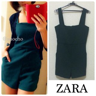 ザラ(ZARA)のZARA★モスグリーン オールインワン(オールインワン)