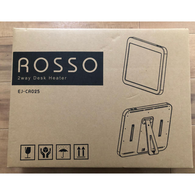 ROSSO(ロッソ)のロッソ 2way desk heater スマホ/家電/カメラの冷暖房/空調(電気ヒーター)の商品写真