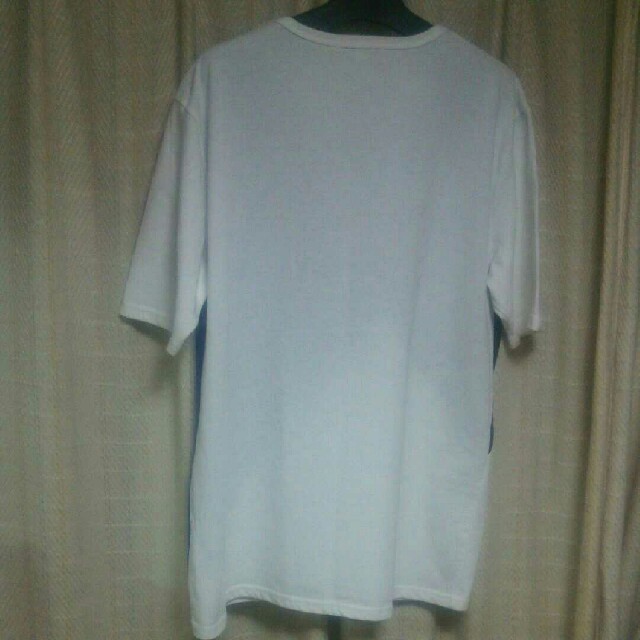 GLOBAL WORK(グローバルワーク)のGLOBALWORK 切り替え 半袖Tシャツ Ｌサイズ 白黒青 グローバルワーク メンズのトップス(Tシャツ/カットソー(半袖/袖なし))の商品写真