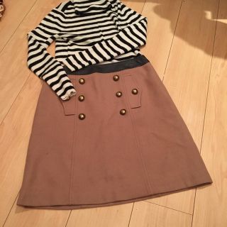 ジャスグリッティー(JUSGLITTY)の【まい様専用】JUSGLITTY キャメルスカート(ひざ丈スカート)