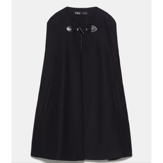 ザラ(ZARA)の新品✨ZARA ロングケープ　L(ポンチョ)