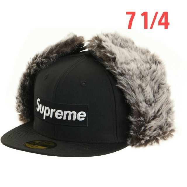 Supreme Earflap New Era 7 1/4 Black