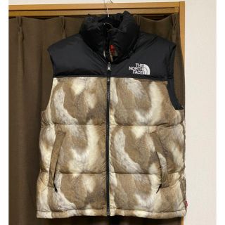 13FW supreme THE NORTH FACE ちくわ ヌプシベスト