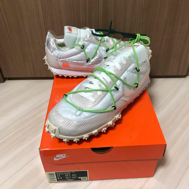 27.5 Off White Nike Waffle Racer