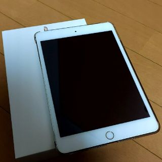 アイパッド(iPad)のSIMフリー ipad mini 4 ゴールド 使用頻度低！(タブレット)