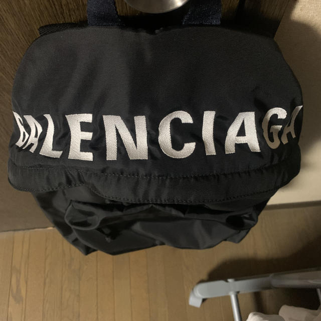 BALENCIAGA ホイールバッグパック　ブラック　385 5.5