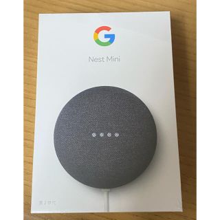 Google Nest Mini 第2世代 チャコール 新品未開封(スピーカー)