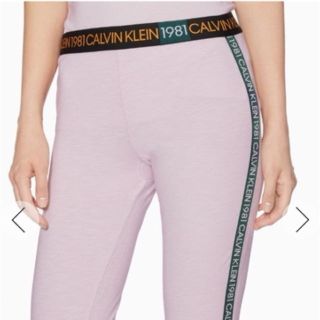 カルバンクライン(Calvin Klein)の限定商品 Calvin Klein レギンス ピンク(レギンス/スパッツ)