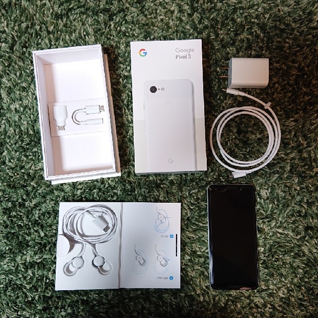 softbankメーカーGoogle Pixel 3 Cleary White 白 64GB