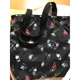 レスポートサック(LeSportsac)のlesportsac BT21 コラボ　Daily Tote 美品(トートバッグ)