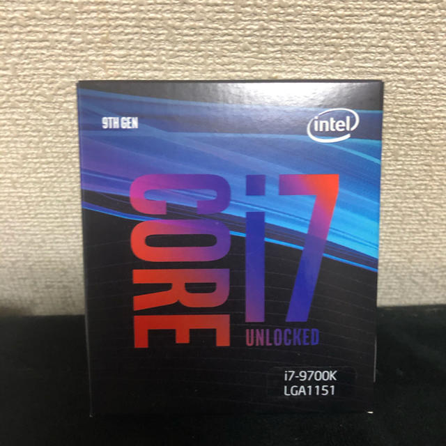 Core i7 9700K BOX 本日限定1000円引き
