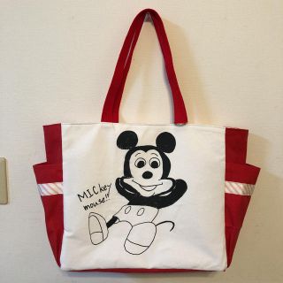 嵐　展覧会　T シャツ　ミッキー　リメイク　ハンドメイド　トート　バッグ　赤(バッグ)