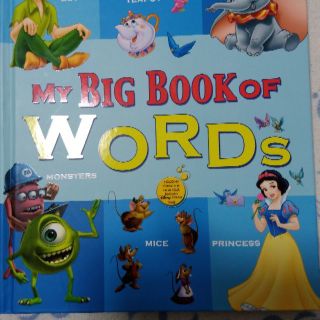 ディズニー(Disney)のDWE  MY BIG BOOK OF WORDS＆STCKER BOOK(知育玩具)