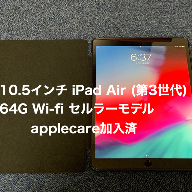 iPad(アイパッド)のiPad Air 3 Cellularモデル スマホ/家電/カメラのPC/タブレット(タブレット)の商品写真