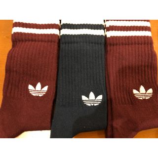 アディダス(adidas)のアディダス ソックス 靴下 22〜24cm 3足セット②(ソックス)