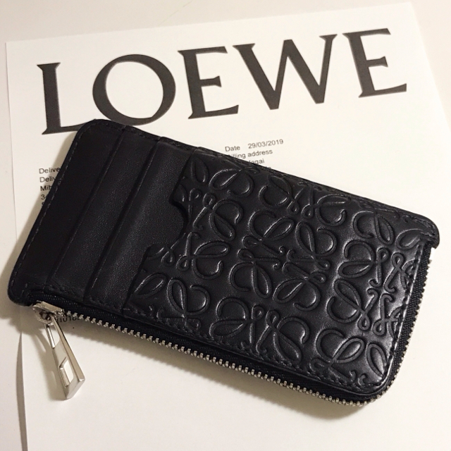 LOEWE - ロエベ カードケース カードホルダー ブラックの通販 by ♡'s 