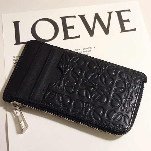 LOEWE - ロエベ カードケース カードホルダー ブラックの通販 by ♡'s