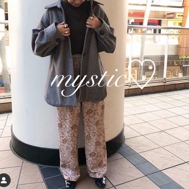 mystic(ミスティック)の今季新作♡ミスティック♡ドット花柄パンツ レディースのパンツ(カジュアルパンツ)の商品写真