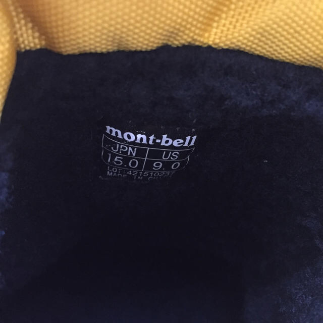 mont bell(モンベル)のmont-bell パウダーブーツ15cm キッズ/ベビー/マタニティのキッズ靴/シューズ(15cm~)(アウトドアシューズ)の商品写真