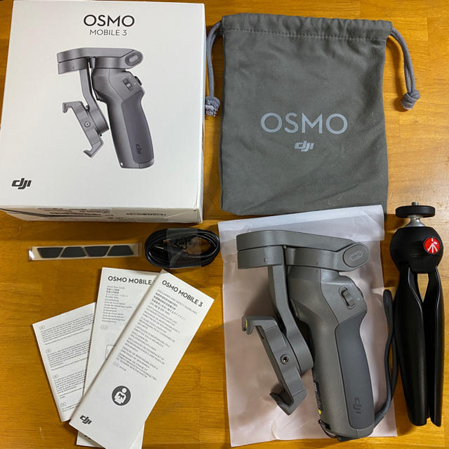 Osmo Mobile 3 Manfrotto ミニ三脚 PIXI付