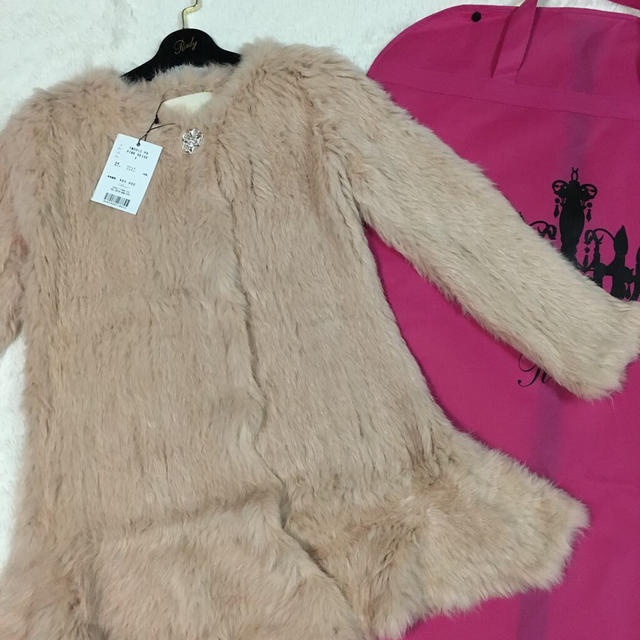 Rady(レディー)のrady ラビットファーコート レディースのジャケット/アウター(毛皮/ファーコート)の商品写真