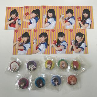 私立恵比寿中学 トレカと缶バッジセット(アイドルグッズ)