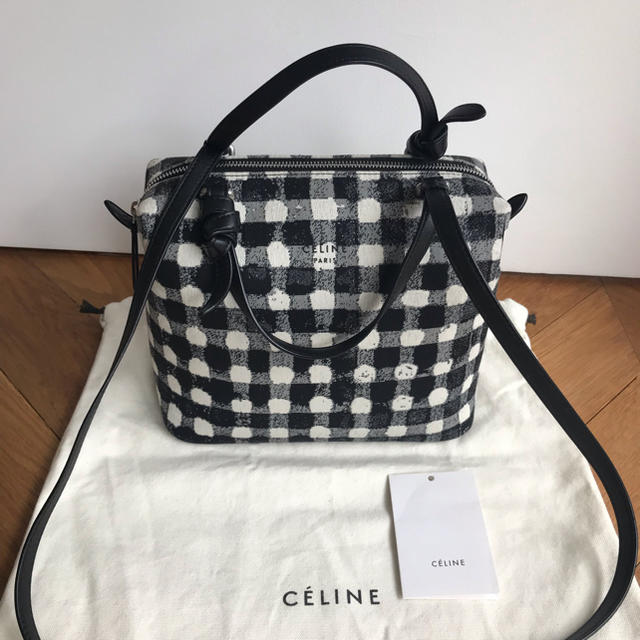 celine - CELINE セリーヌ    フィービー期　旧ロゴ　ソフトキューブ　カバ　バッグ