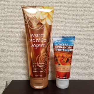 バスアンドボディーワークス(Bath & Body Works)のシナモンパンプキン★ハンドクリーム(ハンドクリーム)