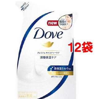 ユニリーバ(Unilever)のダヴ ボディウォッシュ 詰替 360g×12袋(ボディソープ/石鹸)