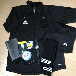 アディダス(adidas)のサッカー審判セット　腕時計付(サッカー)