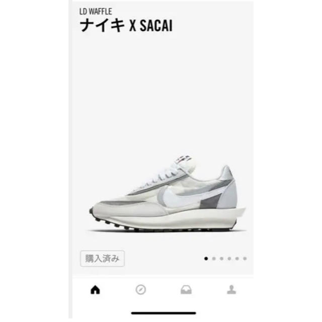 NIKE×SACAI LDWaffle Summit White 【２８cm】