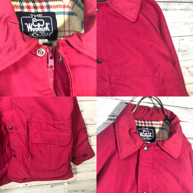 WOOLRICH(ウールリッチ)の【Ladd様専用♪】ウールリッチ☆レアカラーピンクジャケットM0989 レディースのジャケット/アウター(その他)の商品写真