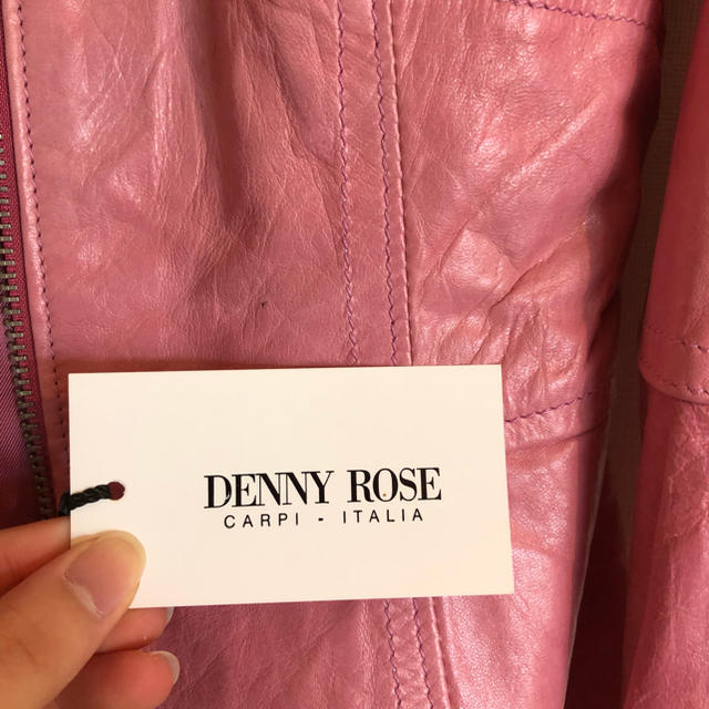 DENNYROSE(デニーローズ)のDENNY ROSE 革ジャケット　ピンク レディースのジャケット/アウター(その他)の商品写真