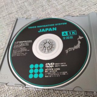 トヨタ(トヨタ)のトヨタ 純正カーナビDVD 2013年春 全国版 A1K 08664-0AC15(カーナビ/カーテレビ)