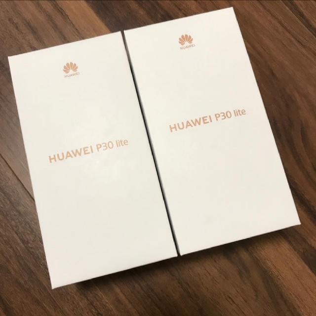 Huawei p30lite パールホワイト 2台スマートフォン本体