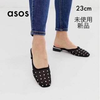 エイソス(asos)のエイソス　フラット　メッシュ　ミュール(ミュール)