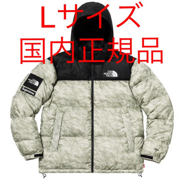 Supreme(シュプリーム)の送込!Lサイズ!Supreme North Face Paper ヌプシ 紙 メンズのジャケット/アウター(ダウンジャケット)の商品写真