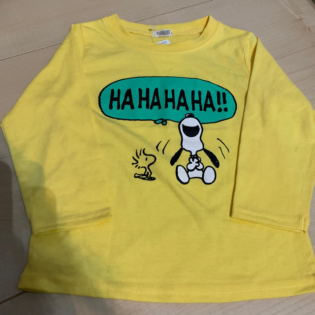 PEANUTS(ピーナッツ)のスヌーピー ロンT パンツ セット キッズ/ベビー/マタニティのキッズ服男の子用(90cm~)(Tシャツ/カットソー)の商品写真