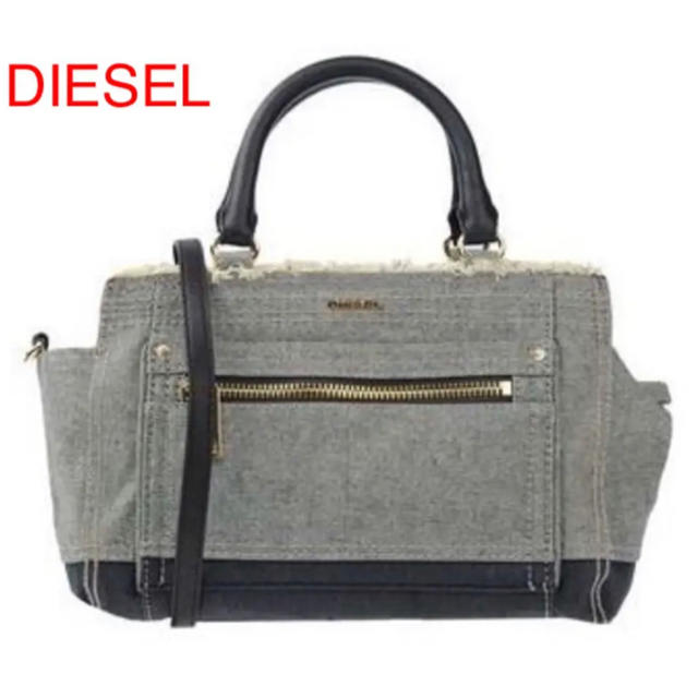 DIESEL(ディーゼル)のDIESEL サッチェルバッグ 2way ハンドバッグ ショルダーバッグ デニム レディースのバッグ(ショルダーバッグ)の商品写真