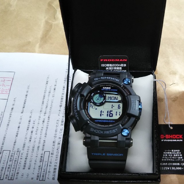 G-SHOCK(ジーショック)のGWF-D1000B-1JF 未使用・新品 メンズの時計(腕時計(デジタル))の商品写真